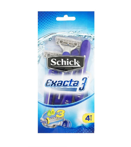 خود تراش شیک مدل EXACTA3 بسته 4 عددی